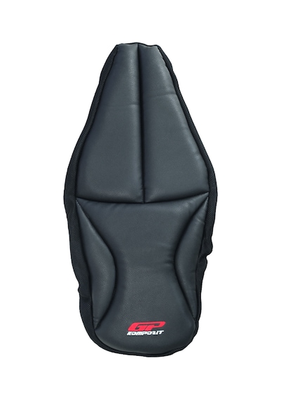 GP Kompozit Honda SH 125 2024-2025 Uyumlu Fileli Motosiklet Konfor Sele Kılıfı Siyah