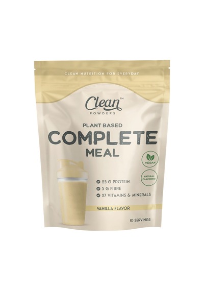 Clean Powders Bitkisel Öğün Tozu (Plant Complete Meal) 600 Gr - Vanilya