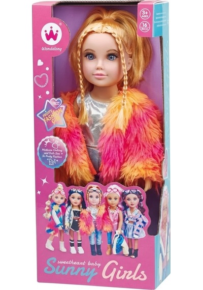 Ctoy Tatlı Moda Oyuncak Bebek 40 Cm Model 2