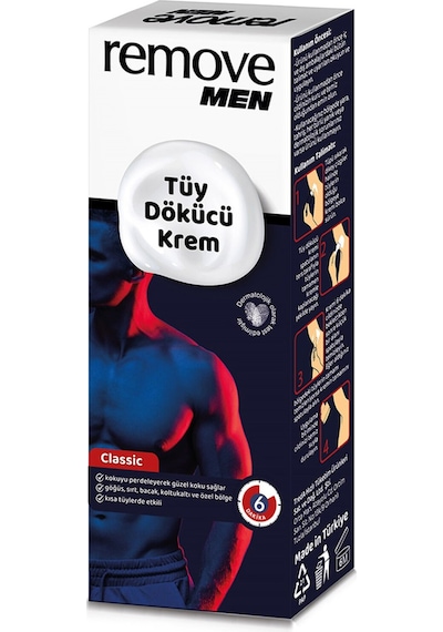 Remove Men Tüy Dökücü Krem For Men Klasik 100ml 2 Adet