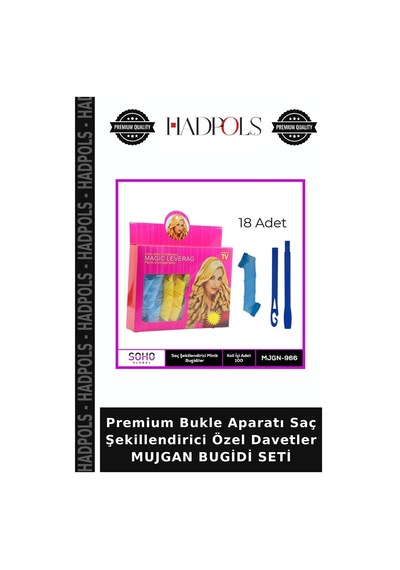 Premium Bukle Aparatı Saç Şekillendirici Özel Davetler Mujgan Bugidi Seti Diğer