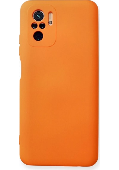 Uryport Xiaomi Redmi Note 10 Kılıf Nano İçi Kadife Silikon - Turuncu