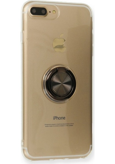 Fitcase Apple Uyumlu iPhone 7 Plus / 8 Plus Kilif Gross Ring Seffaf Arka Kapak 514447573