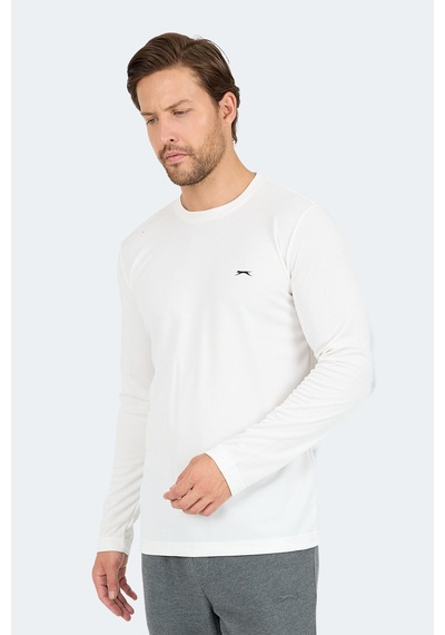 Slazenger Odın I Erkek Beyaz Tişört Beyaz