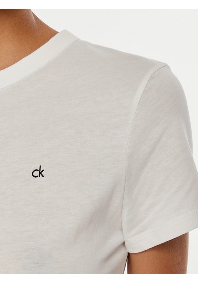 Calvin Klein Calvın Kleın Kadın T-shırt K20k208061-yaf Beyaz