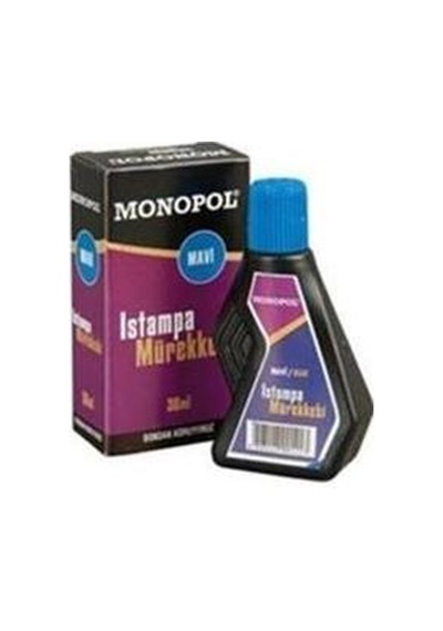 Monopol Istampa Mürekkebi 30 Ml Mavi 12  Adet