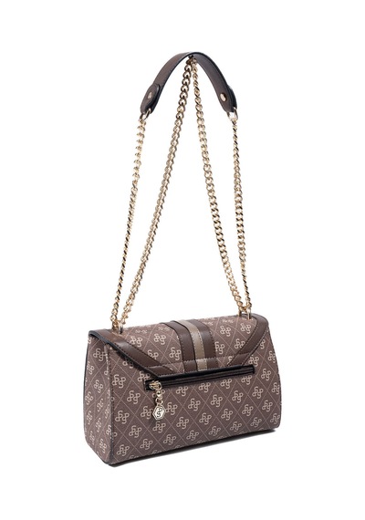 Silver Polo Sp1139 Kadın Çapraz Çanta Monogram Kahve-kahve
