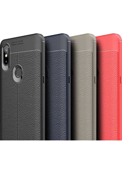 Xiaomi Mi Mix 3 Kılıf Deri Tarzı Niss Silikon Case