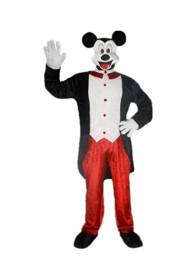 Kostümsarayı Yetişkin Mickey Mouse Kostümü Fraklı