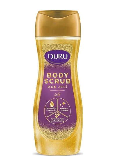 Duru Body Scrub Duş Jeli, Gold, 450 Mililitre Diğer