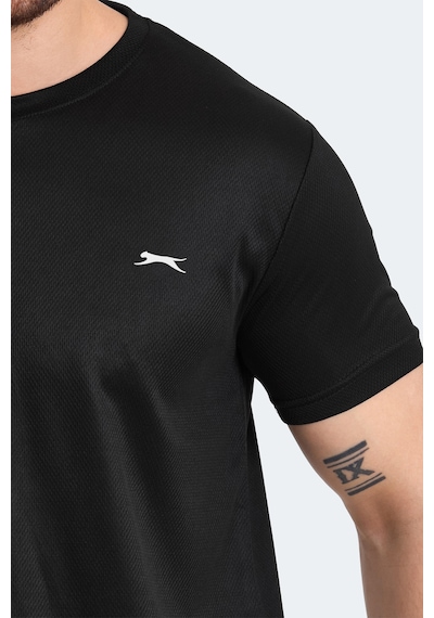 Slazenger Odalıs 2 Li Set Erkek Tişört Siyah - Gri