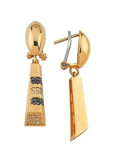 Altın Taşlı Set Küpe - 723000009421 Altın