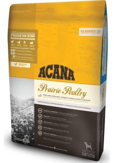 Acana Classics Prairie Poultry Tavuklu Düşük Tahıllı Yetişkin Köpek Maması 2 KG