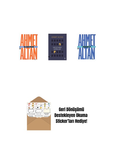Aldatmak - Yalnızlığın Özel Tarihi Cep Boy + Geceyarısı Şarkıları + Sudaki İz Cep Boy + Okuma Sticker'ları Aldatmak - Yalnızlığın Özel Tarihi Cep Boy + Geceyarısı Şarkıları + Sudaki İz Cep Boy + Okuma Sticker'ları