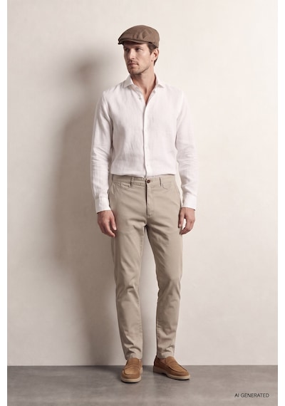 Twn Slim Fit Taş Armürlü Chino Pantolon 7ecc3s208232m S03