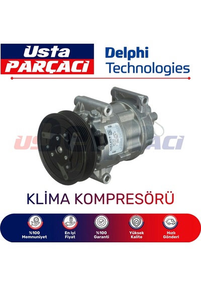 Wöbermann + Delphi Renault Megane 1999-2003 Klima Kompresörü