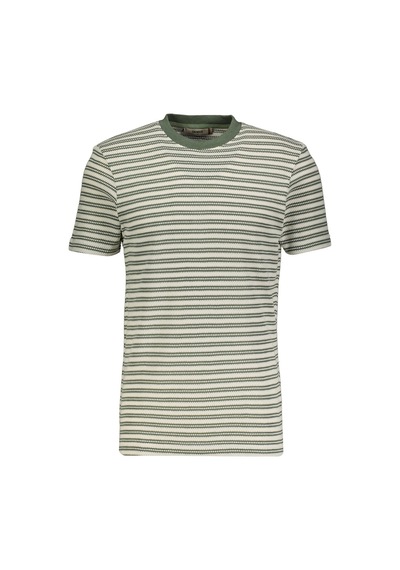 Cazador Slim Fit Erkek Tişört 41830 Küf Yesili