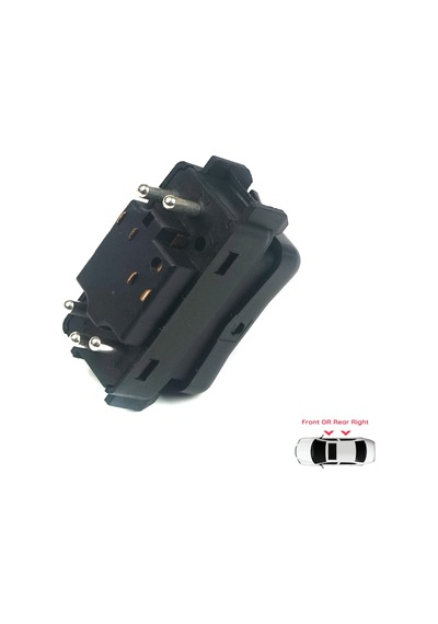 Sağ Kapı Cam Açma Düğmesi Mercedes W124 W126 W463 W201 190 İçin
