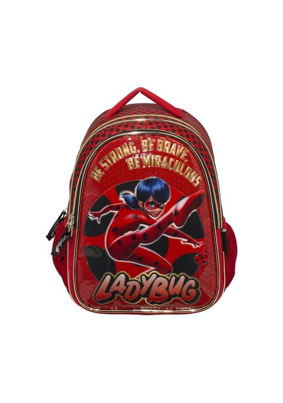 Ladybug Kabartmalı İlkokul Kız Çocuk Sırt Çantası 2136 Kırmızı