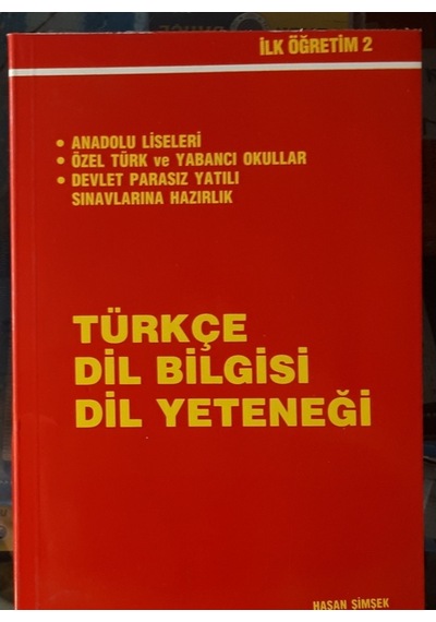 2.Sınıf Türkçe Dil Bilgisi Dil Yeteneği 1997 Yılı Basım