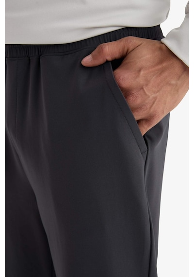 Defacto Slim Fit Dar Kesim Standart Paça Sporcu Jogger Eşofman Altı D7240AX25SP Antrasit