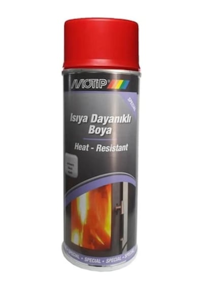 Motip Isıya Dayanıklı Kırmızı Boya 400ml. 34108