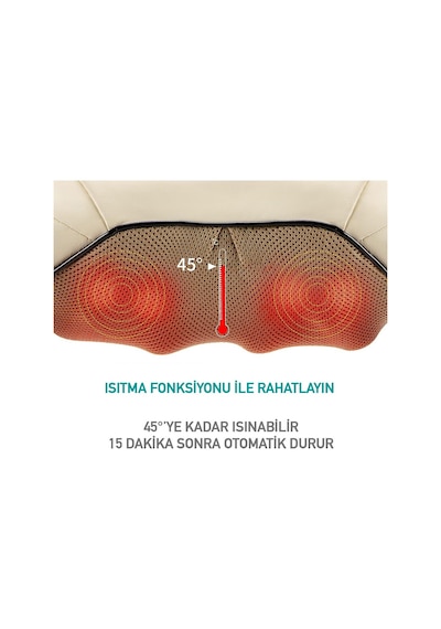 Robeve Ovmalı Ve Isıtmalı Boyun Masaj Aleti Boyun Ve Sırt Masaj Aleti Araba Ofis Ev Kullanımı Masaj Aleti Bel Ayak Kol Masaj Aleti Tüm Vücut Masaj Aleti Bej - Turuncu Robeve Ovmalı Ve Isıtmalı Boyun Masaj Aleti Boyun Ve Sırt Masaj Aleti Araba Ofis Ev Kullanımı Masaj Aleti Bel Ayak Kol Masaj Aleti Tüm Vücut Masaj Aleti Bej - Turuncu