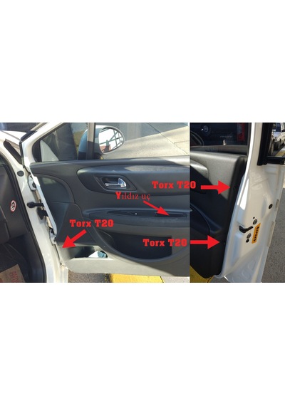 Barrer Citroen C4 Kapı Gergi (Limitör) Tamir Kiti (2 Kapı Set) 2004-2011
