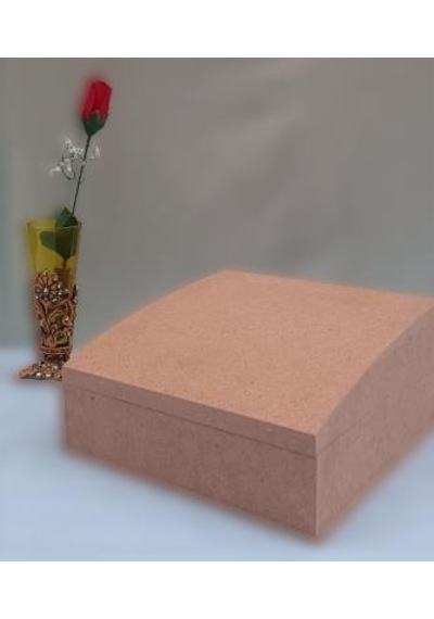 Hobi Dekoratif Model Bombeli Bölmeli Makyaj Kutu Ahşap Ham Mdf El Yapımı