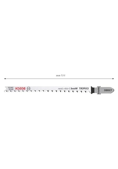 5 Adet 2 Taraflı Temiz Ahşap Dekupaj Testere Bıçağı 117 Mm
