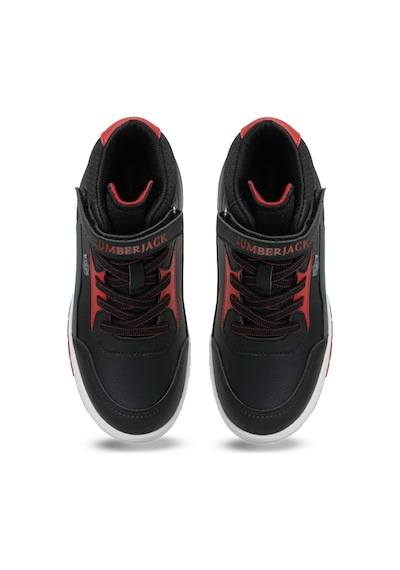 Lumberjack Nıtra Hı Siyah Erkek Çocuk High Sneaker Siyah-kırmızı