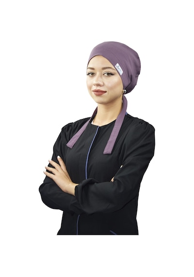 Likralı Tesettür Düz Leylak Doktor Hemşire Aşçı Tesettür Cerrahi Çok Renkli