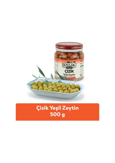 Çizik Yeşil Zeytin 500 Gr
