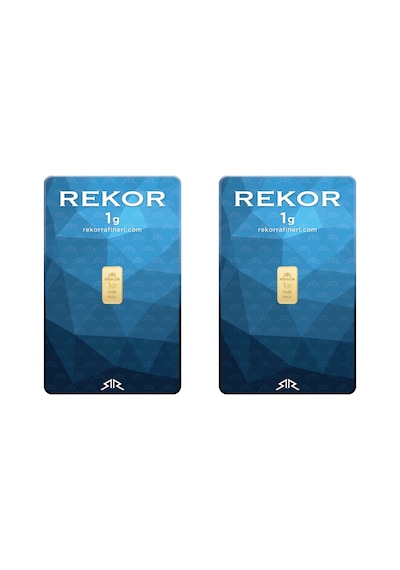 2 Adet 1 Gr 24 Ayar Altın 995 Rekor