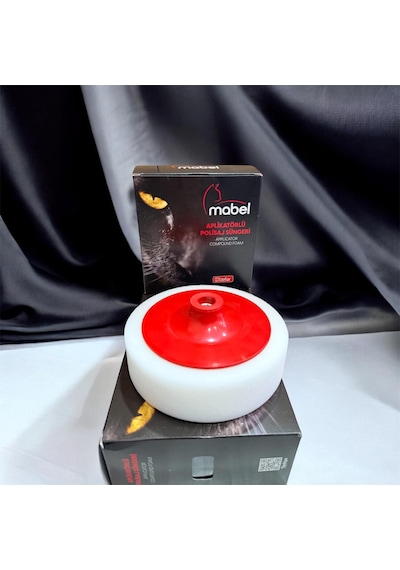 Mabel Aplikatörlü Polisaj Süngeri Beyaz 150mm Z91558