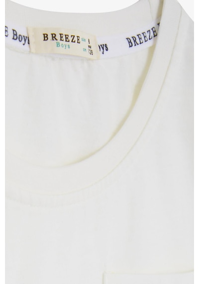 Breeze Erkek Çocuk Tişört Basic 4-8 Yaş, Ekru