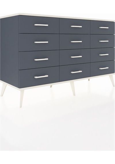 Hyperion Konsol 12 Çekmeceli 132x44x83 Antrasit-çam/antrasit Çam/antrasit Hyperion Konsol 12 Çekmeceli 132x44x83 Antrasit-çam/antrasit Çam/antrasit