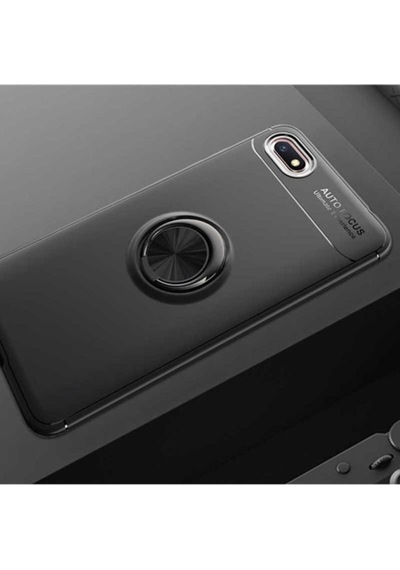 Huawei Y5 2018 Kılıf Zore Ravel Silikon Kapak Siyah