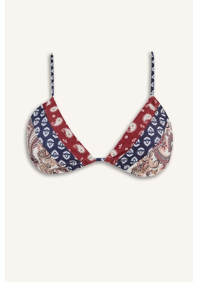 Defacto Regular Fit Desenli Bikini Üstü-fall İn Love E4892ax25smnv247 Lacivert