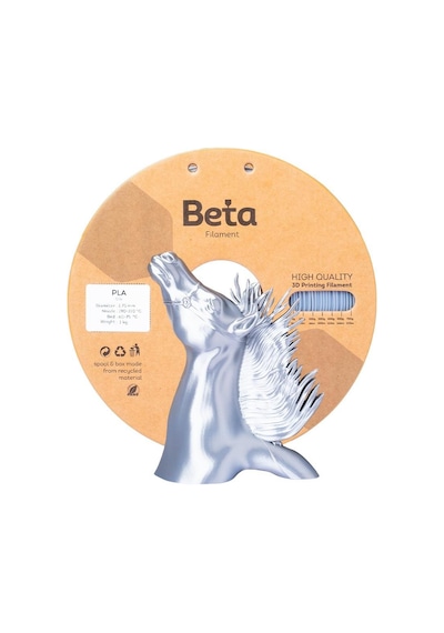 Beta Pla-silk Filament Silver