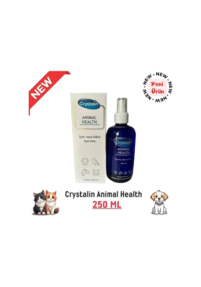 Crystalin Animal Health Yara Bakım Solüsyonu ve Dezenfektan 250 ML