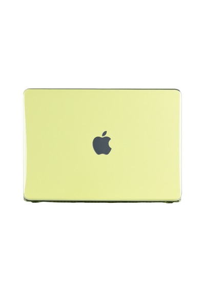 Apple Macbook Neo Şeffaf Macbook Kapak - Yeşil Çok Renkli