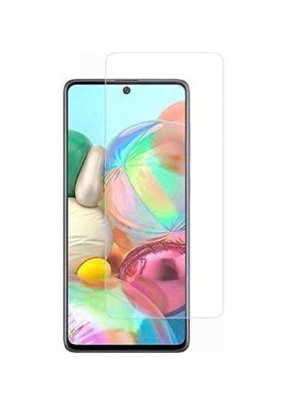 Samsung Uyumlu Galaxy A71 Nano Kırılmaz Cam Ekran Koruyucu Şeffaf