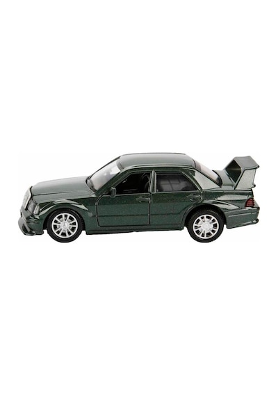 Mercedes-benz 190e Işıklı Sesli Metal 1:36 Çek-bırak Mekanizmalı Kapıları Açılabilir Oyuncak Araba Yeşil