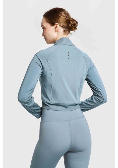 Lescon Kadın Antrenman Yarım Fermuarlı Sweatshirt 26b-2059 Yeşil