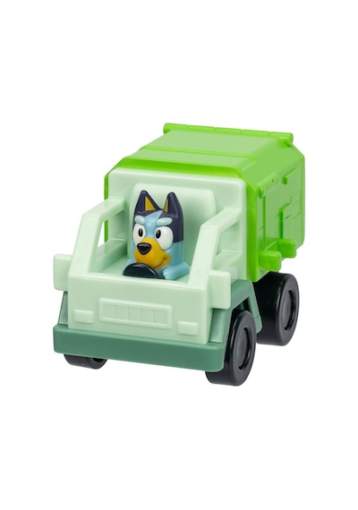 Moose Toys Bluey Figürlü Mini Araçlar - Bluey Çöp Kamyonunda