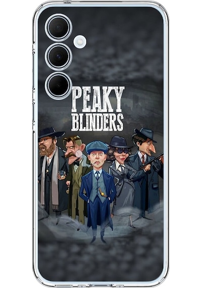 Samsung Galaxy A35 Uyumlu Şeffaf Kılıf Peaky Blinders Tasarımlı