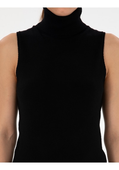 Pierre Cardin Kadın Siyah Kazak /triko 50316336-vr046 Siyah