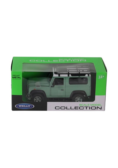 22498sp Welly 1 24 Land Rover Defender Wıth Çok Renkli