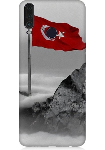 General Mobile Gm 10 Uyumlu Bayrak Ve Dağ Desenli Silikon Kılıf